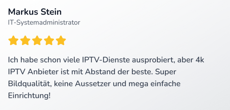 IPTV Suisse testimoniale