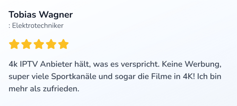 IPTV Suisse testimoniale